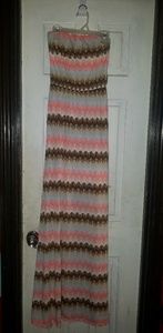 Colorful Tube Top Long Dress